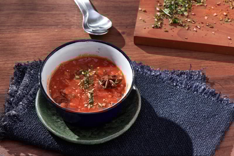 Ketchup à l'anis étoilé et aux graines de moutarde