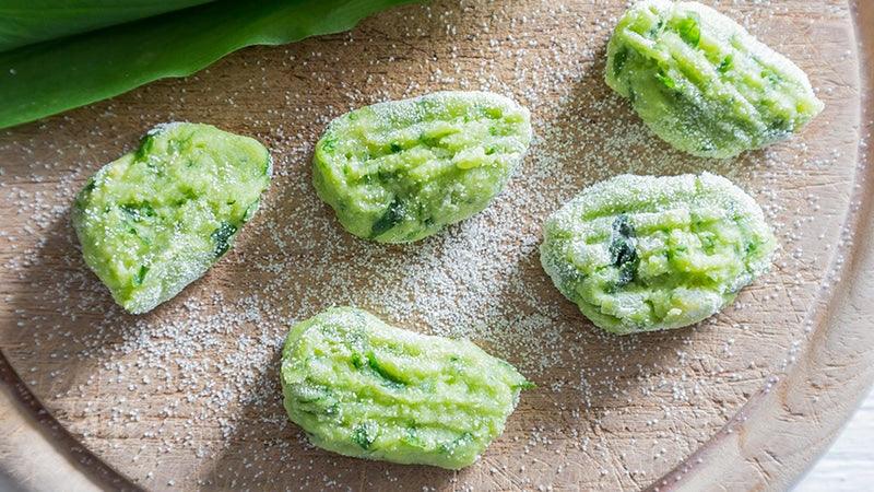 Gnocchi ail des ours et muscade