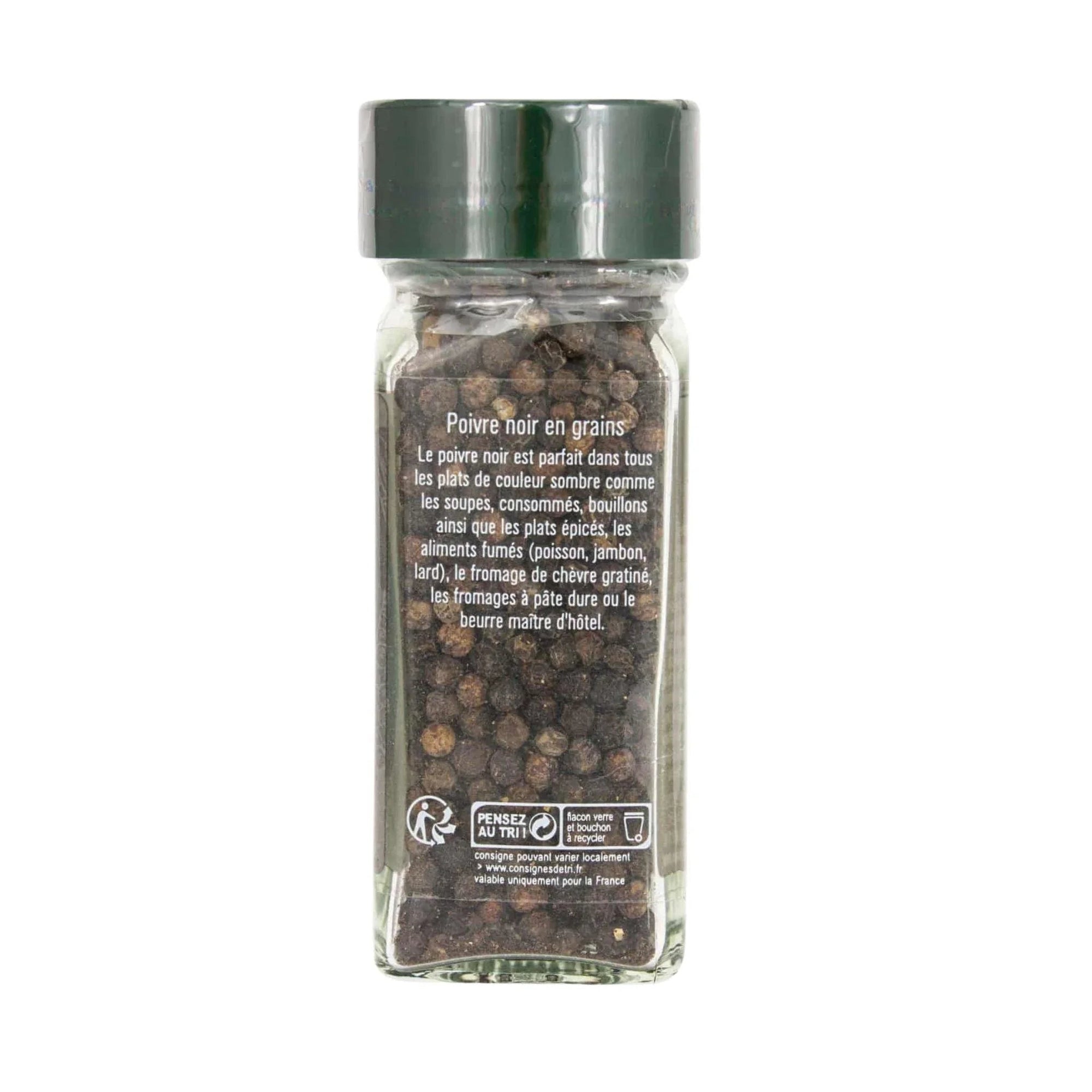 Poivre noir grains flacon - 42G FUCHS - Épices Fuchs