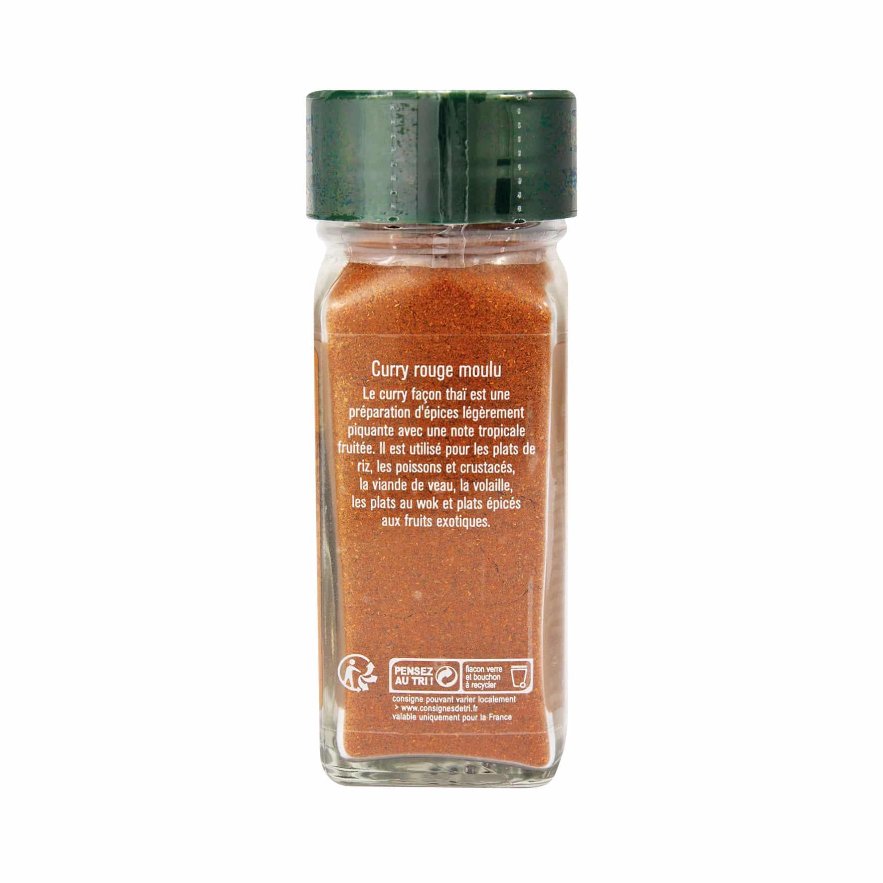 Curry Rouge flacon - 38G FUCHS - Épices Fuchs