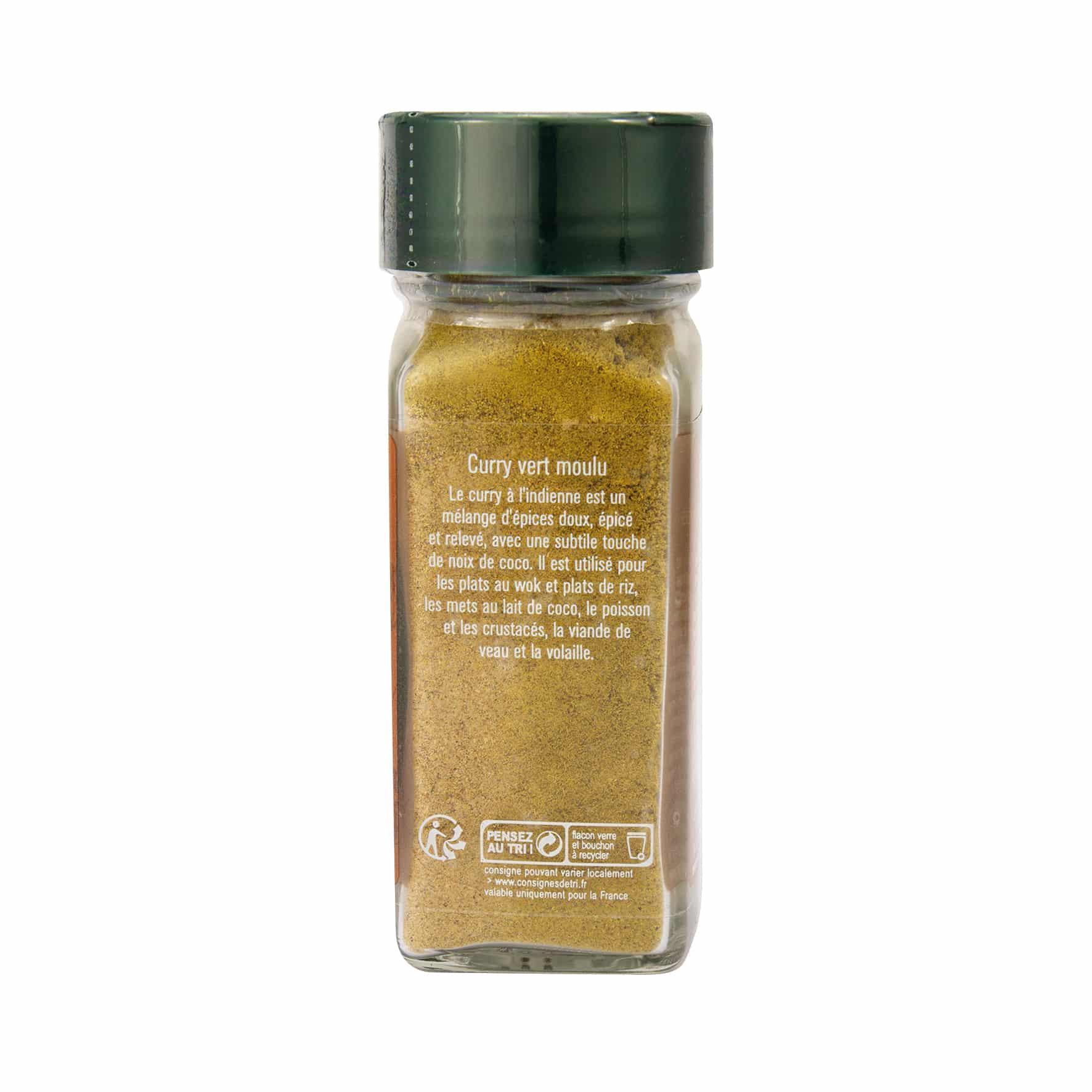 Curry Vert flacon - 36G FUCHS - Épices Fuchs