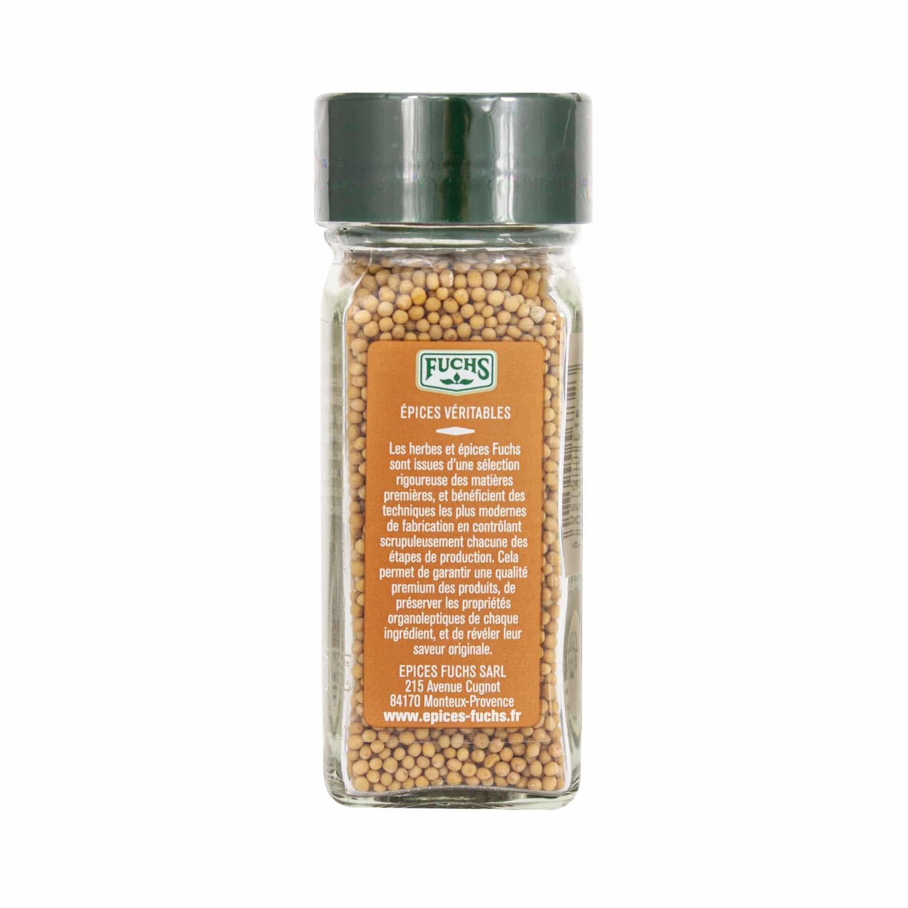 Graines de Moutarde flacon - 60G FUCHS - Épices Fuchs