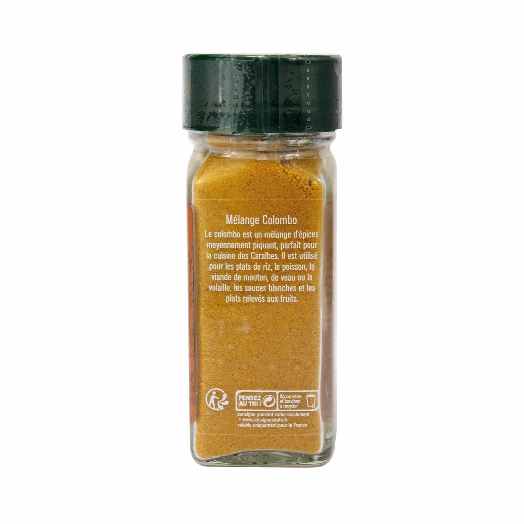 Mélange Colombo flacon - 42G FUCHS - Épices Fuchs