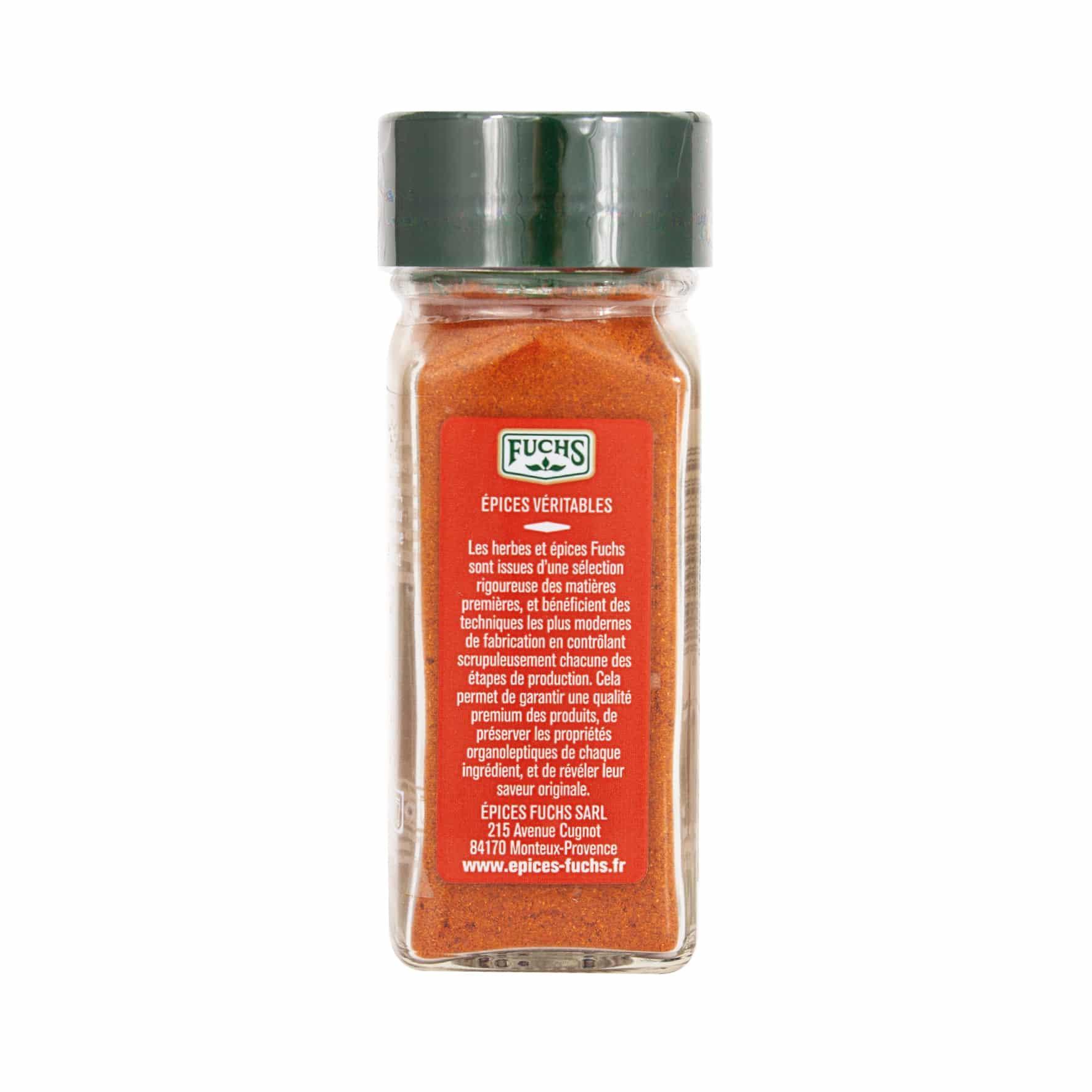Piment fort moulu flacon - 36G FUCHS - Épices Fuchs