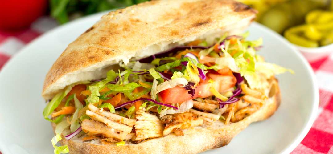 Photo de Kebab Salade tomate oignon