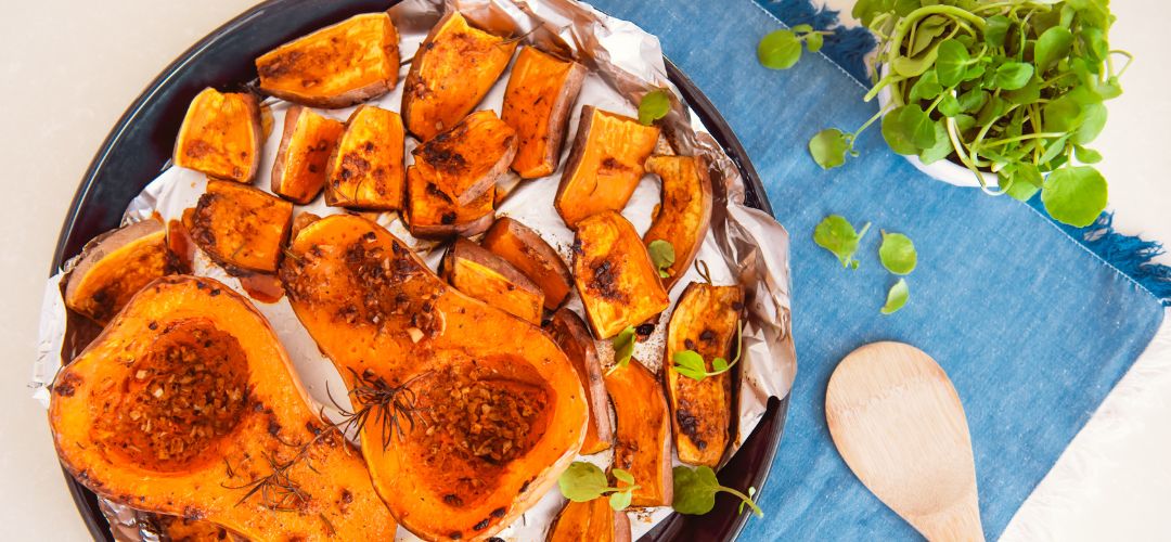 Courge butternut rôtie aux épices à l'AirFryer : recette d'automne en 25 minutes Épices Fuchs