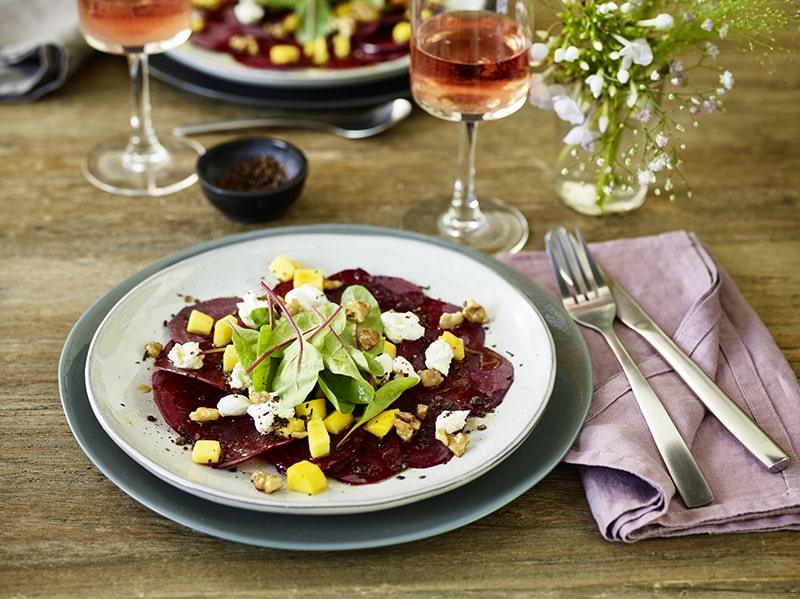 Recette de Carpaccio de betteraves au chèvre | Épices Fuchs