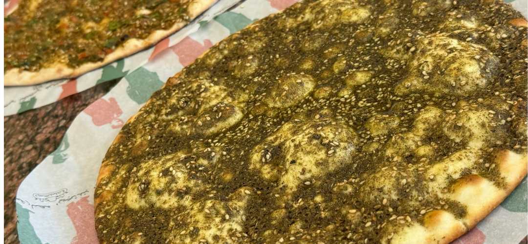 Galette de Zaatar pain libanais