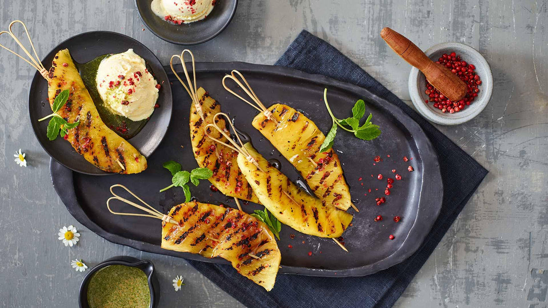 Présentation de la recette de l'ananas rôti