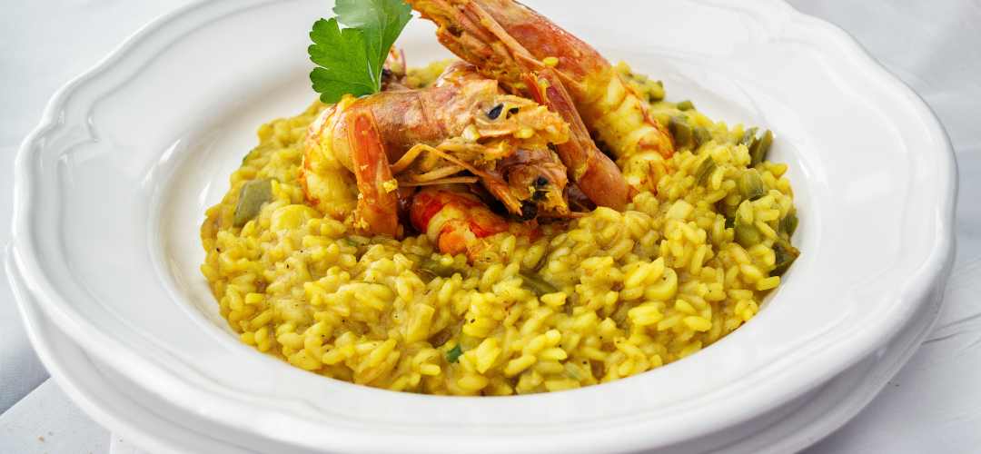 Risotto au safran et crevettes Épices Fuchs