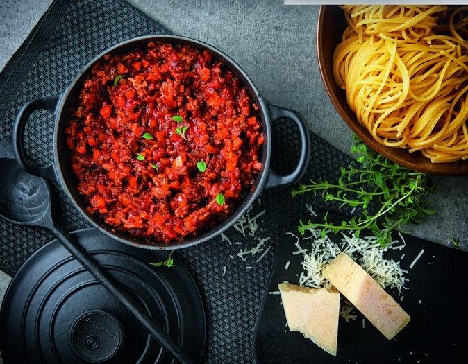 Sauce bolognaise italienne mijotée 90 minutes au soffritto et épices Fuchs — thym origan