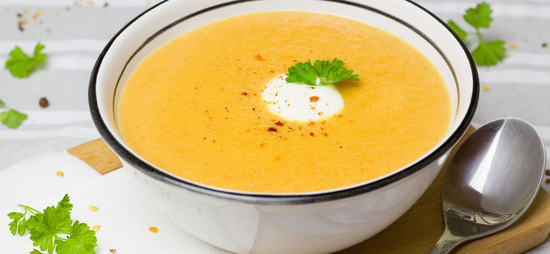 Soupe carottes-curcuma-gingembre au lait de coco Épices Fuchs