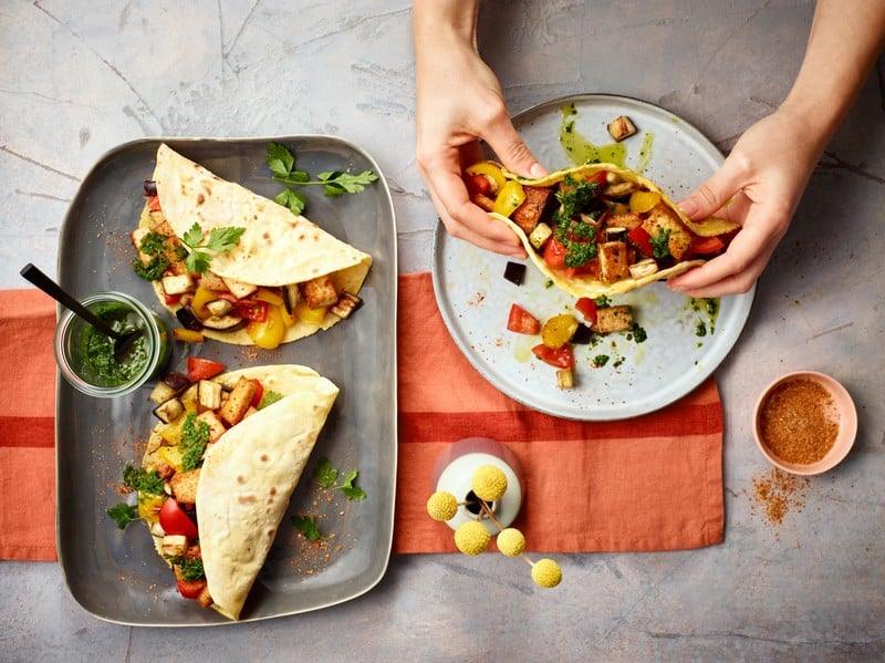 Tacos croustillants au tofu