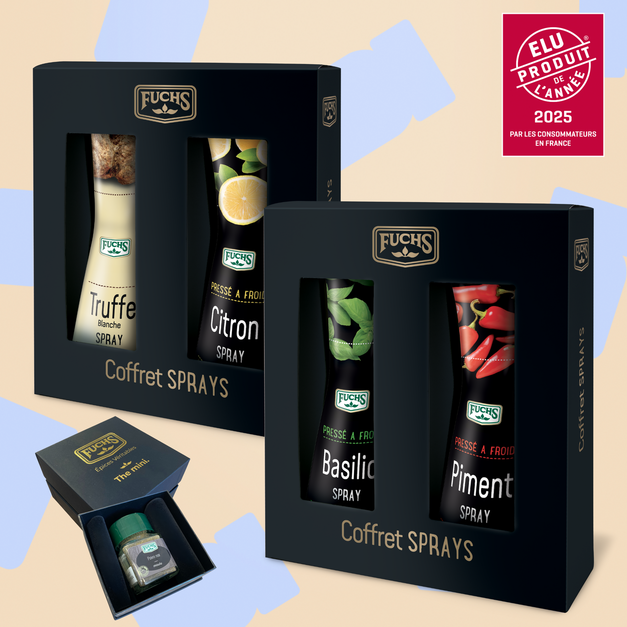 Coffret de spray d'épices Fuchs pour la cuisine - Produits de l'année 2025