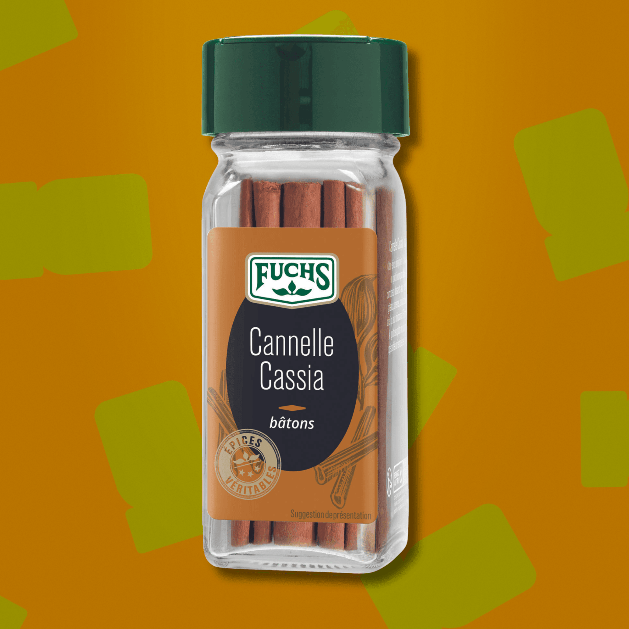 Cannelle Cassia bâtons flacon - 10G FUCHS - Épices Fuchs