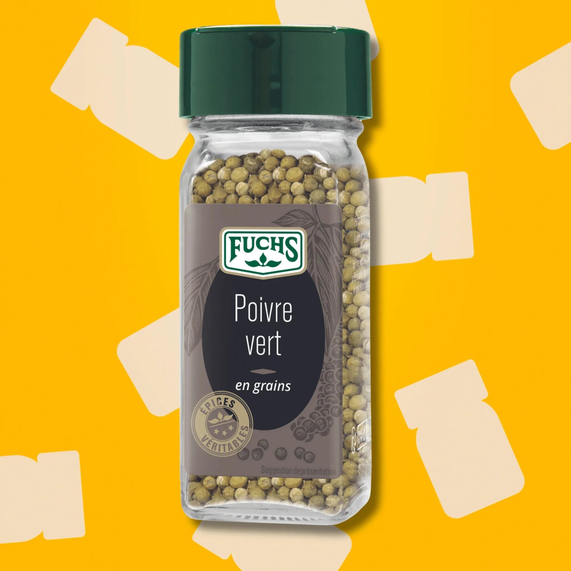 Poivre vert grains flacon - 16G FUCHS - Épices Fuchs