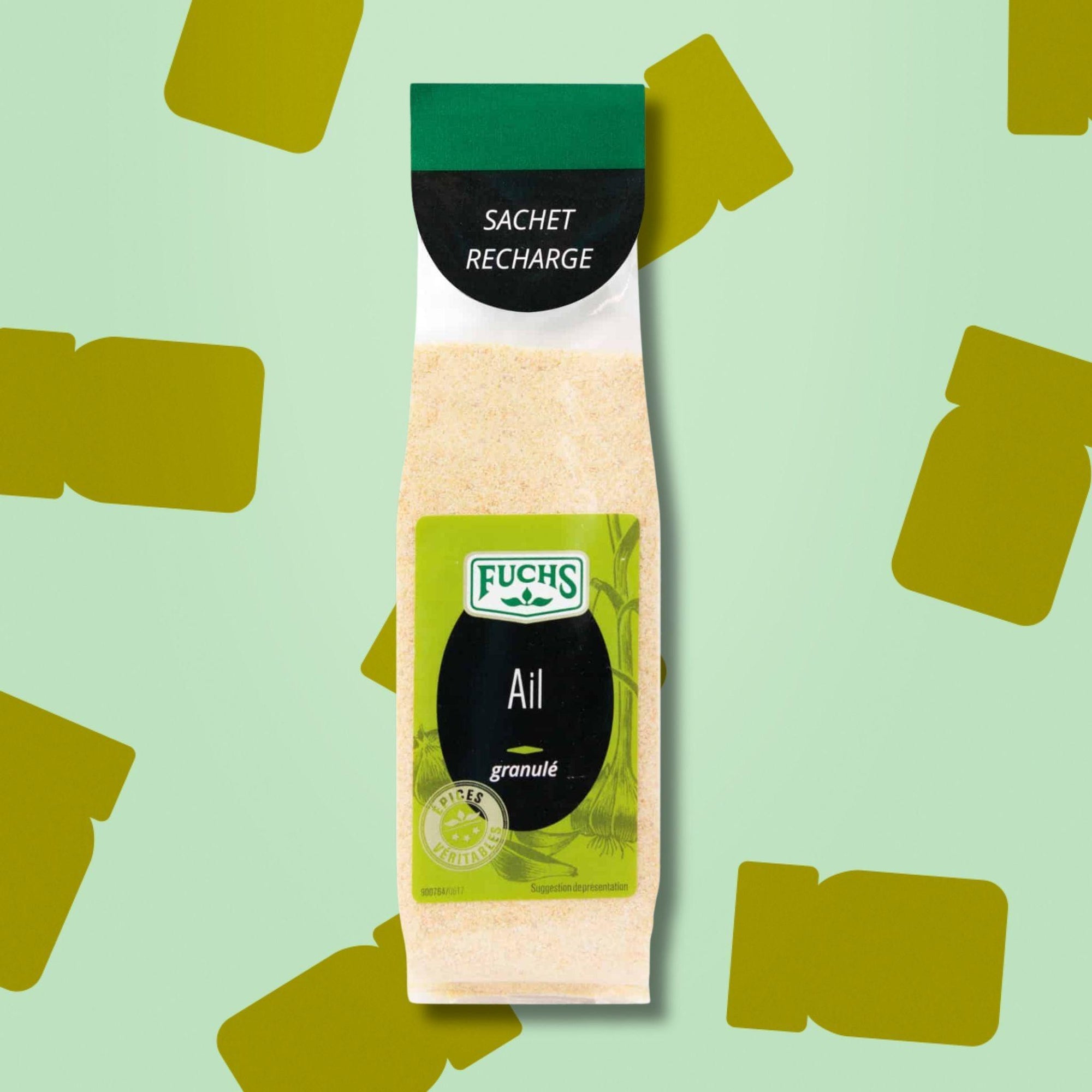 Ail granulé sachet recharge - 65G FUCHS - Épices Fuchs