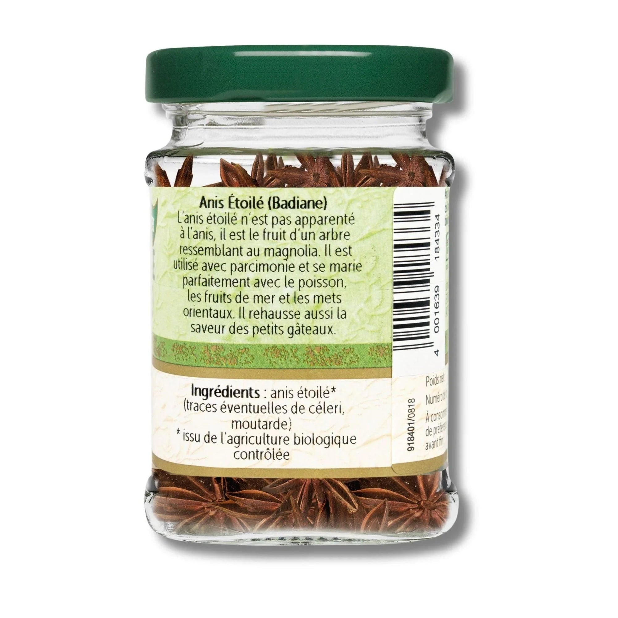 Anis étoilé bio flacon - 14G BIOWAGNER - Épices Fuchs