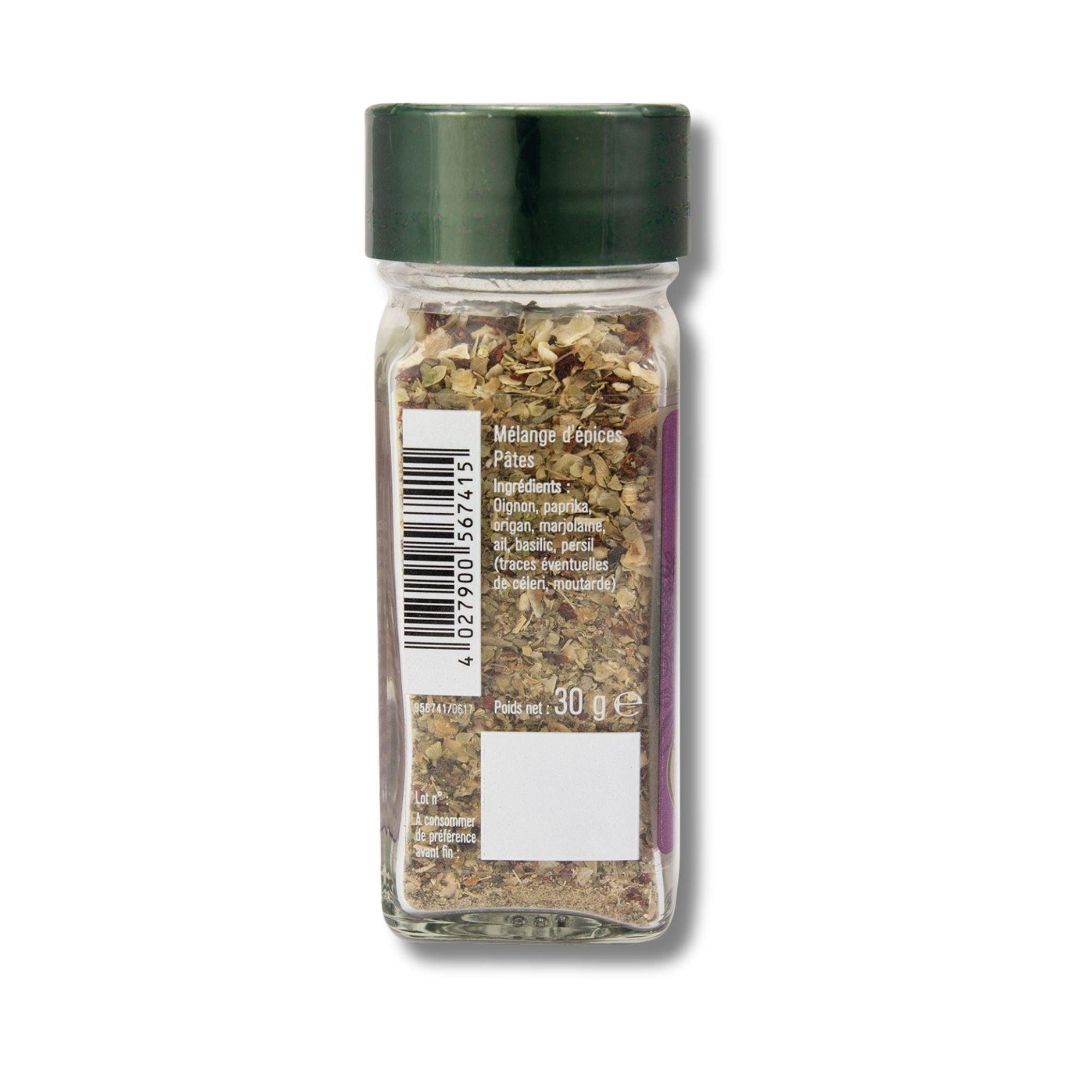 Assaisonnement Pâtes flacon - 30G FUCHS - Épices Fuchs