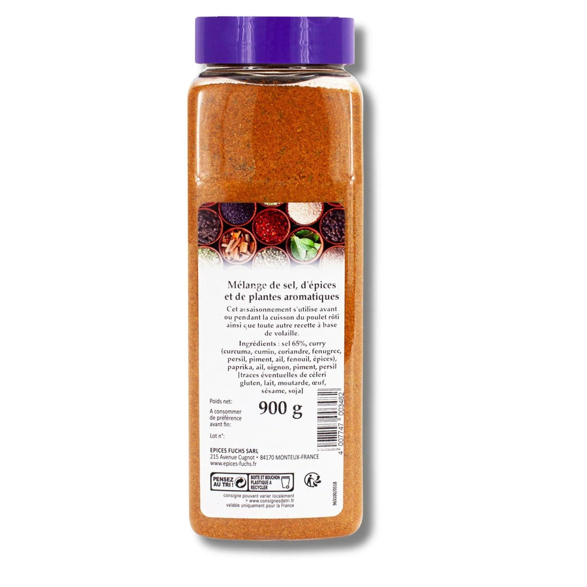 Columbia Roti Épices Poulet Rôti Columbia 900 g – Rôtisseurs Broche – Épices Fuchs