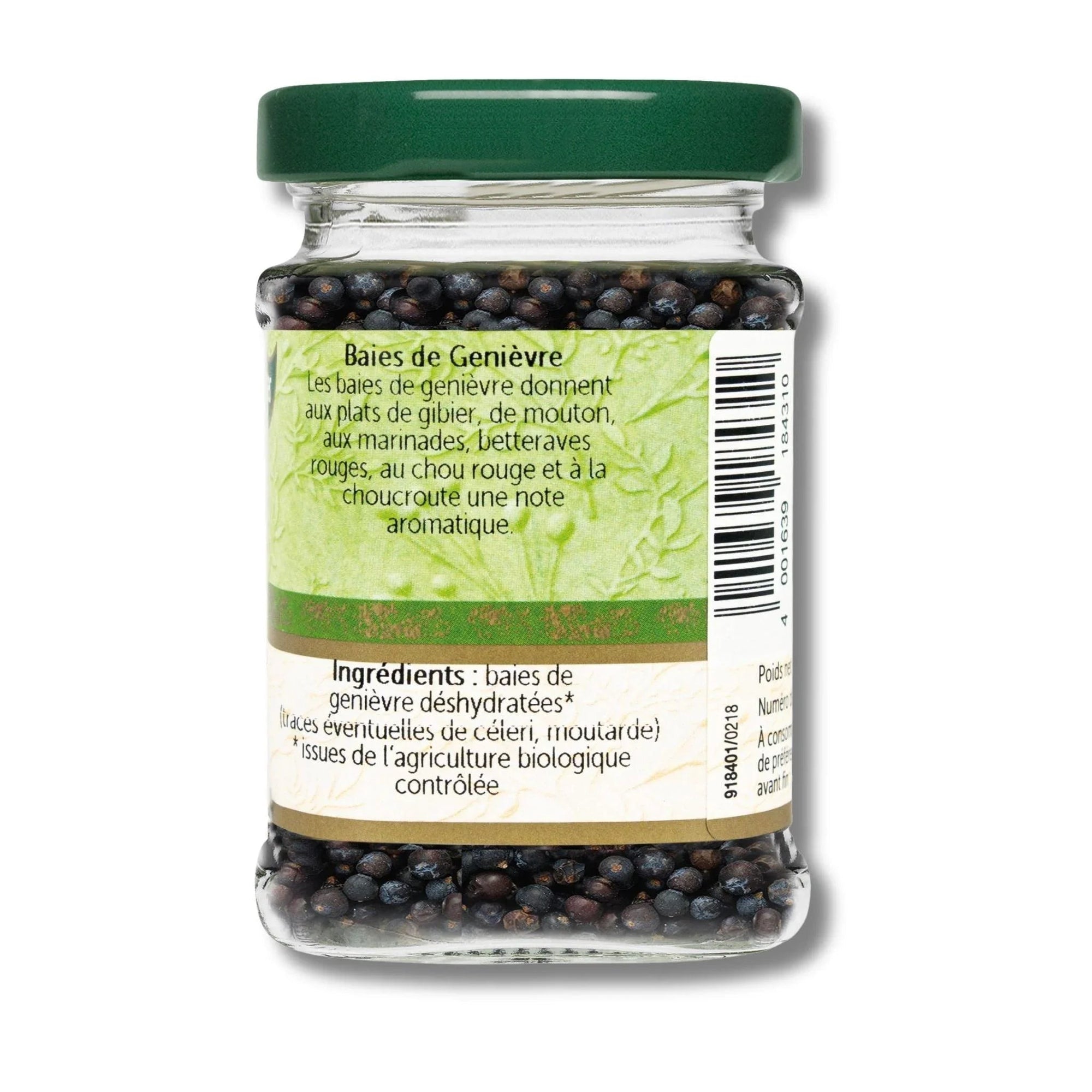 Baies de genièvres bio flacon - 30G BIOWAGNER - Épices Fuchs