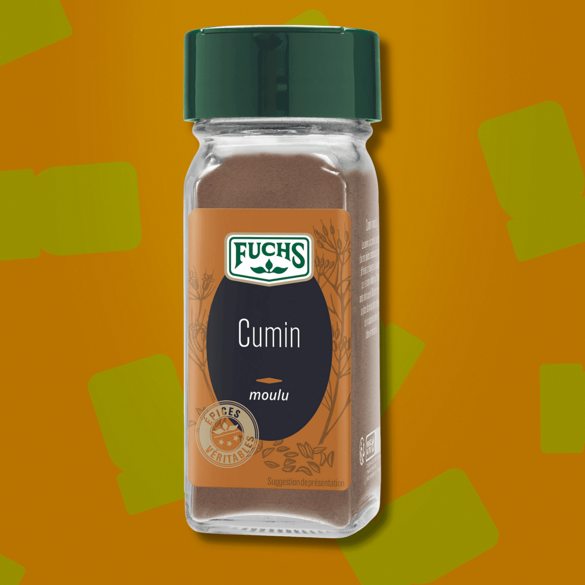 Cumin moulu flacon - 40G FUCHS - Épices Fuchs