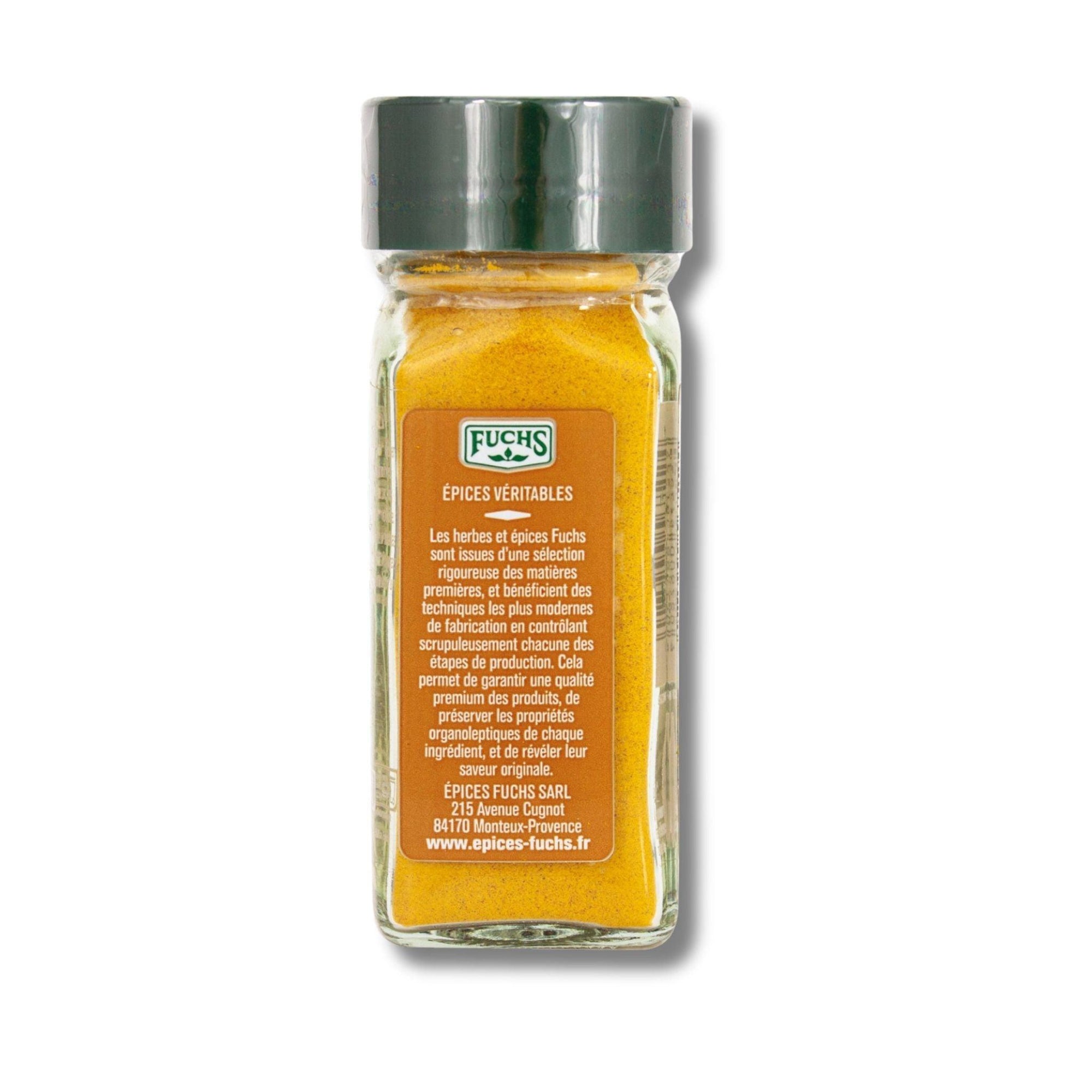 Curcuma moulu flacon - 52G FUCHS - Épices Fuchs