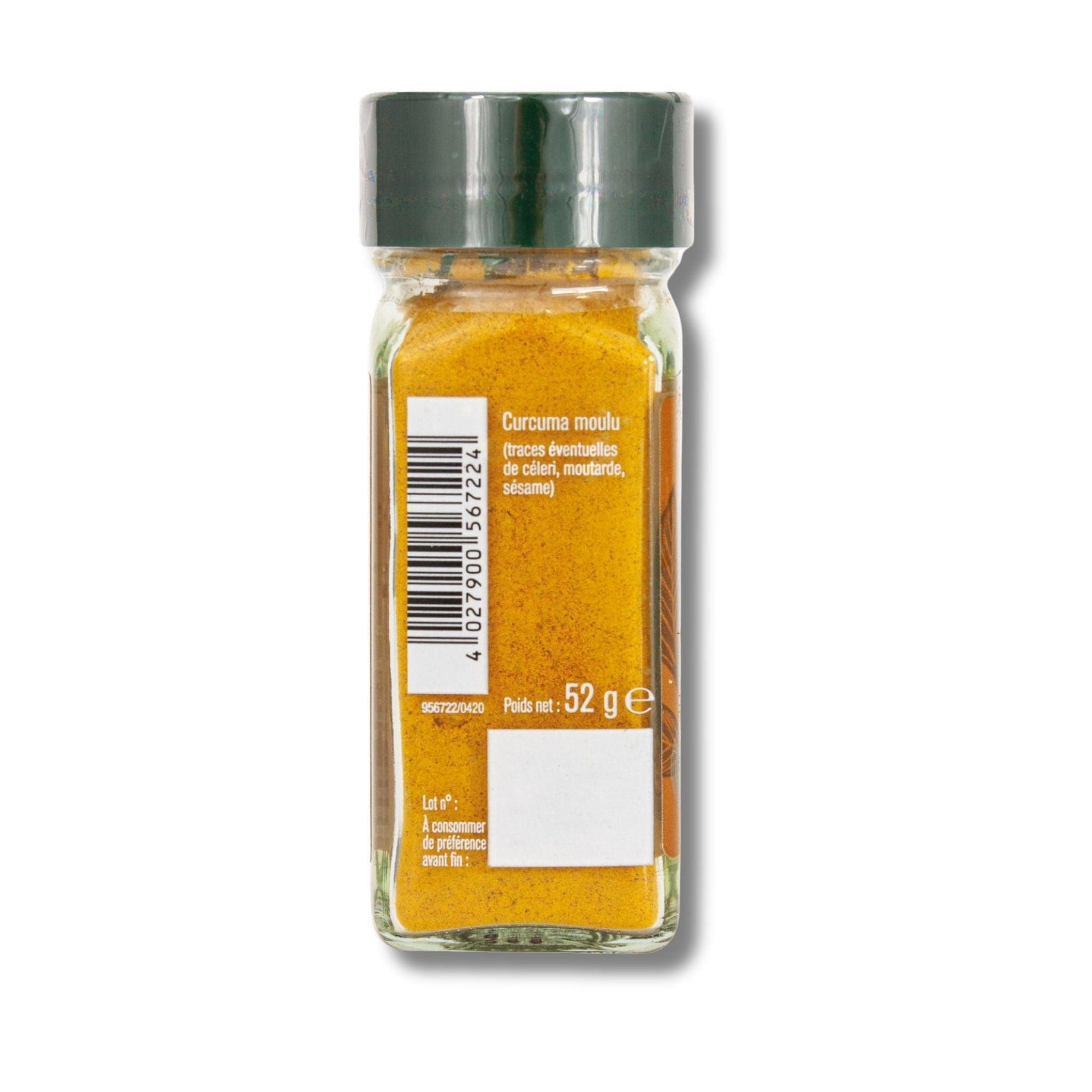 Curcuma moulu flacon - 52G FUCHS - Épices Fuchs