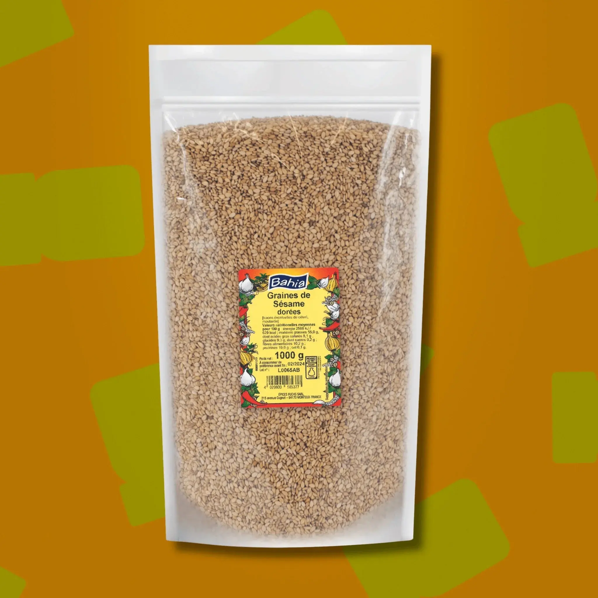 Sésame doré - 1KG BAHIA - Épices Fuchs