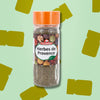Flacon d'herbes de provence de la marque d'épices Columbia.