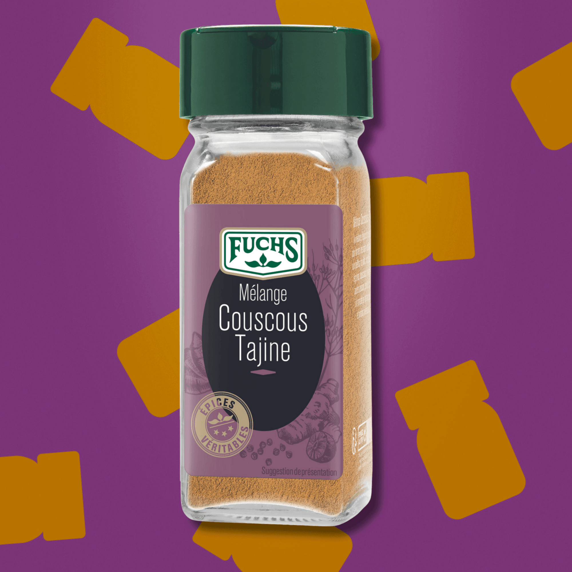 Mélange Couscous Tajine flacon - 38G FUCHS - Épices Fuchs