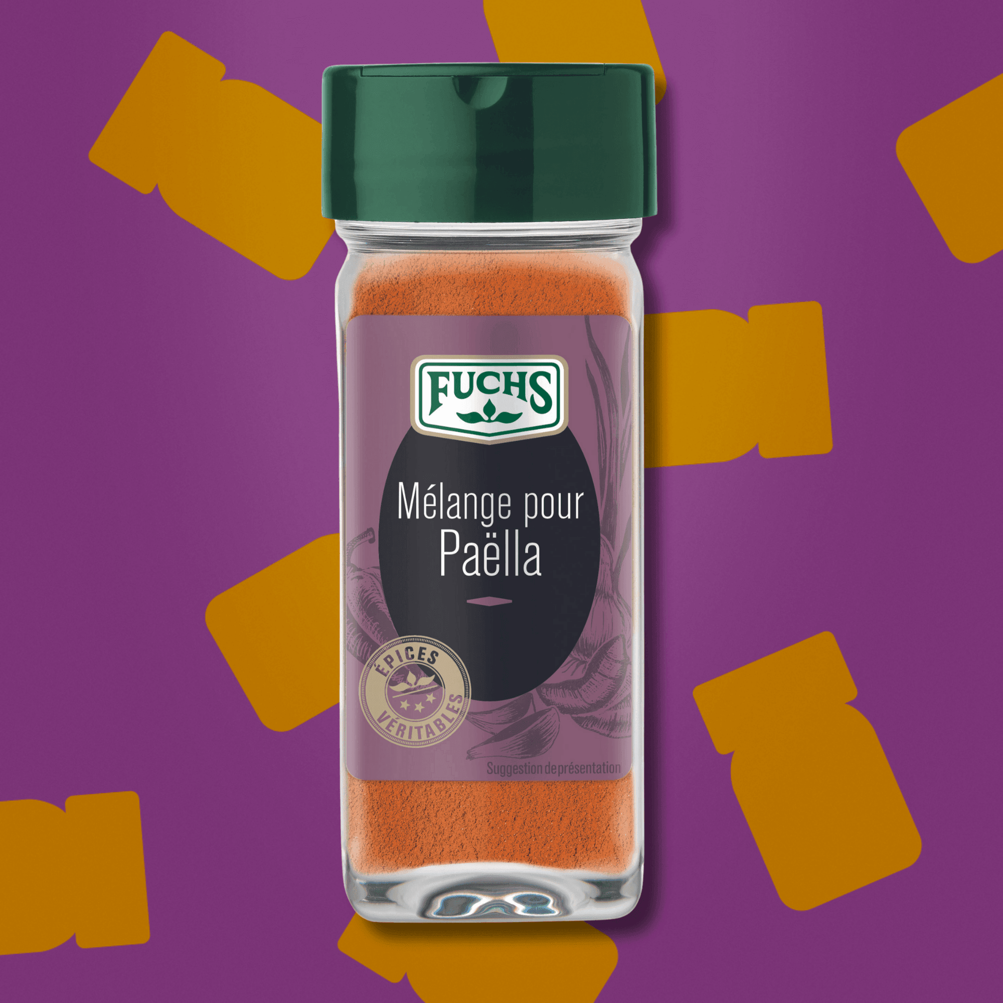 Mélange Paëlla flacon - 42G FUCHS - Épices Fuchs
