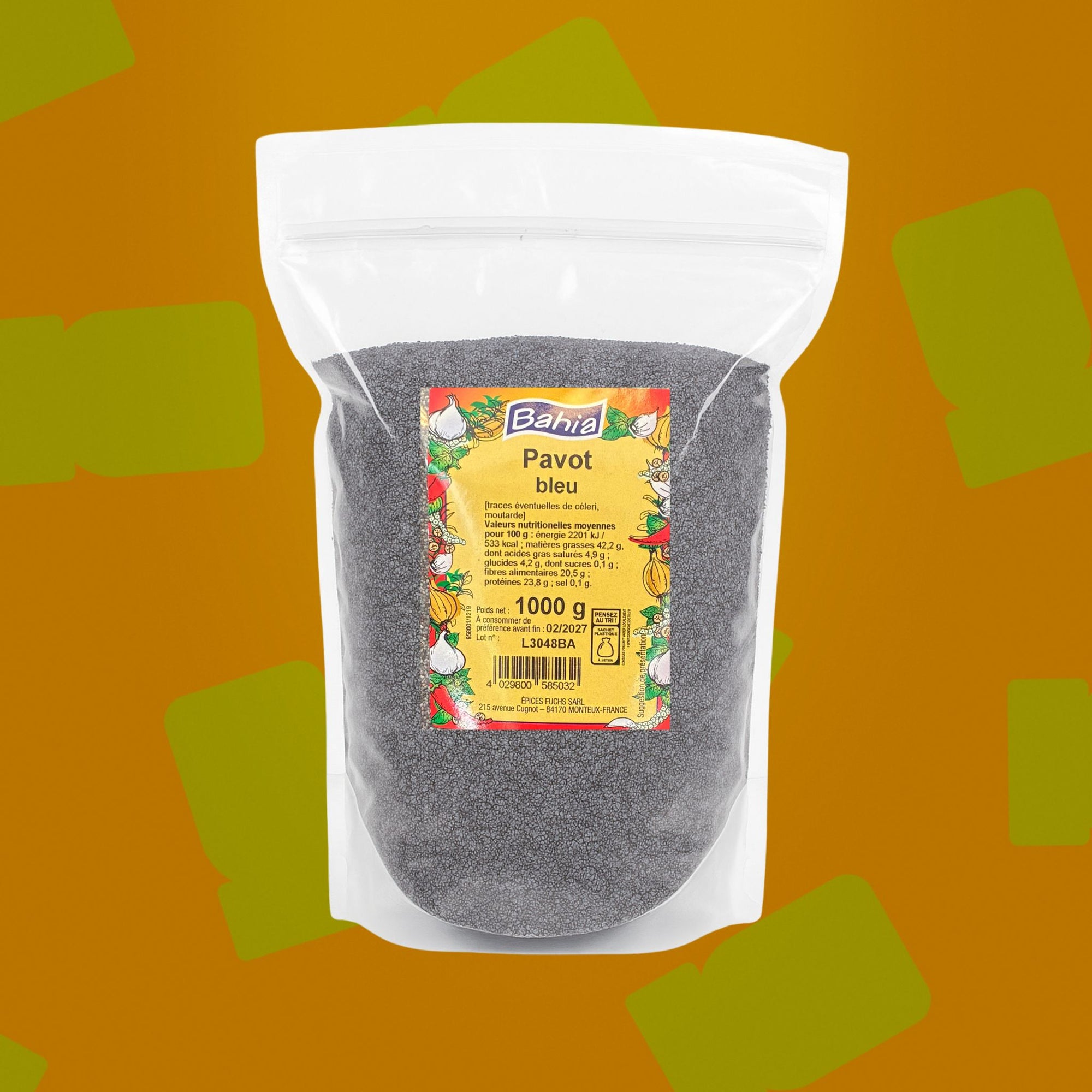 Pavot bleu - 1KG BAHIA