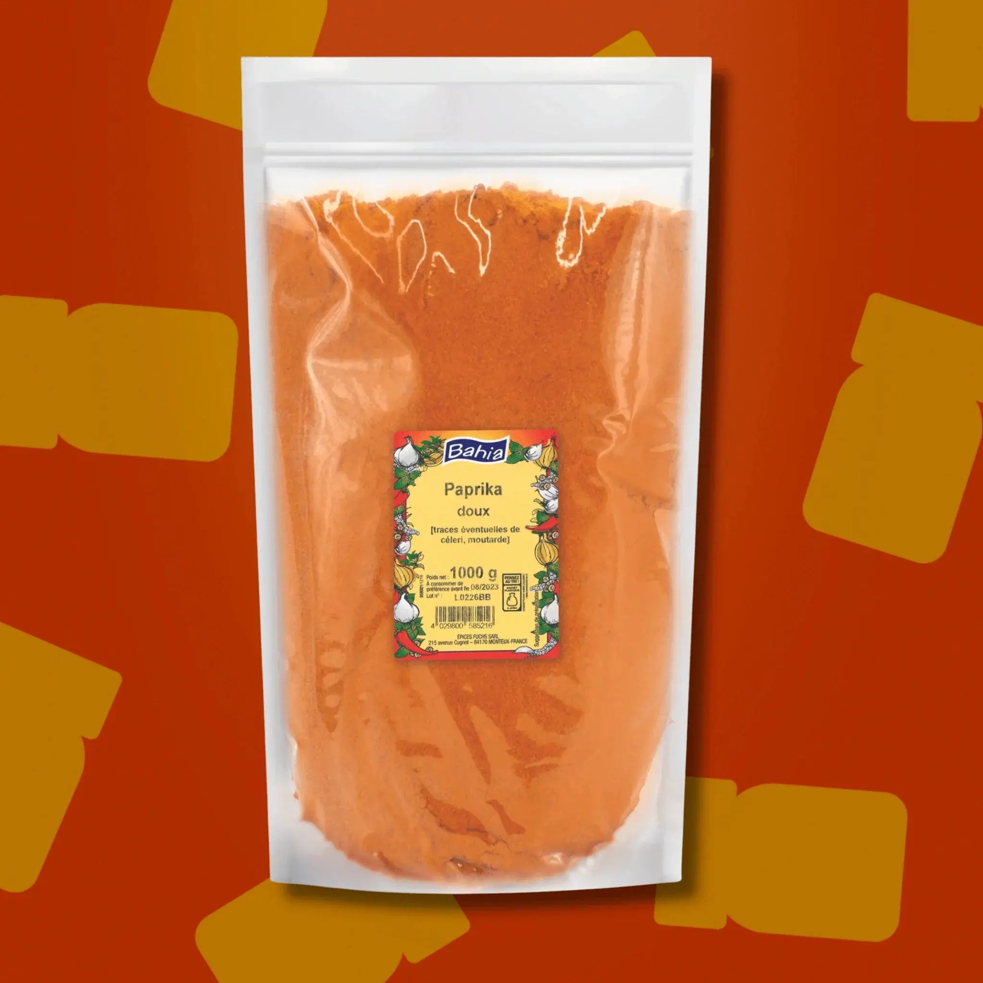 Paprika doux - 1KG BAHIA - Épices Fuchs