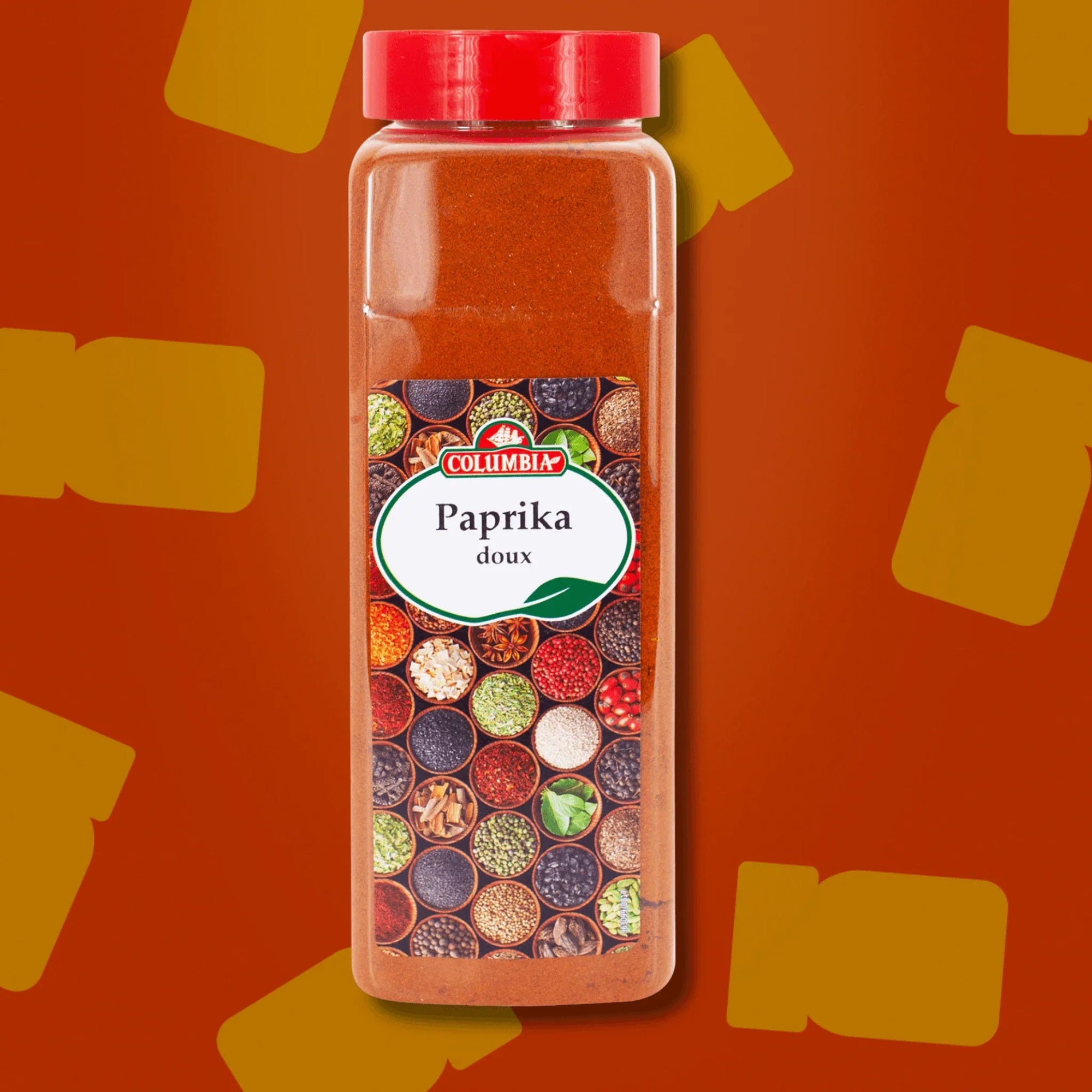 Paprika doux boite litre - 500G COLUMBIA - Épices Fuchs