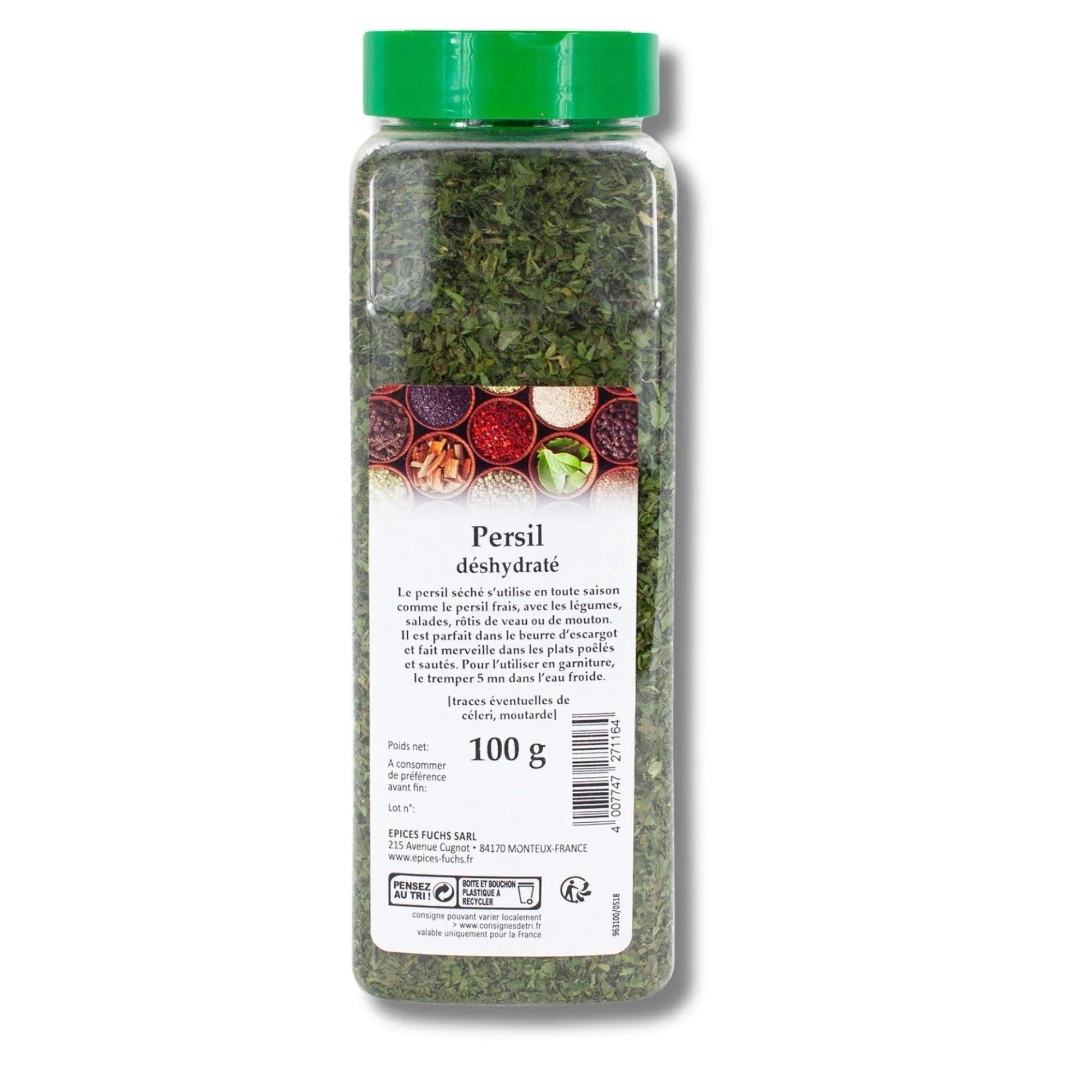 Persil boite litre - 100G COLUMBIA - Épices Fuchs
