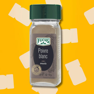 Poivre blanc moulu flacon - 46G FUCHS