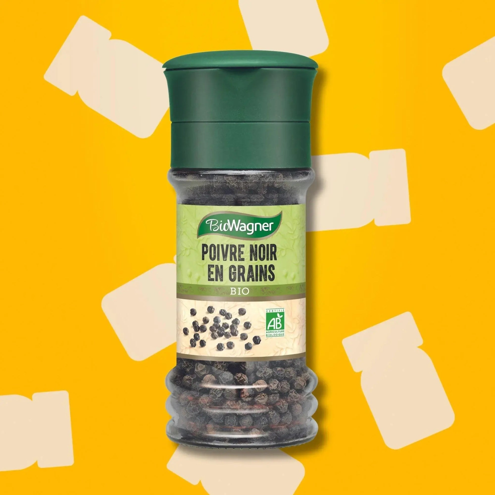 Poivre noir grains - 50G BIOWAGNER - Épices Fuchs