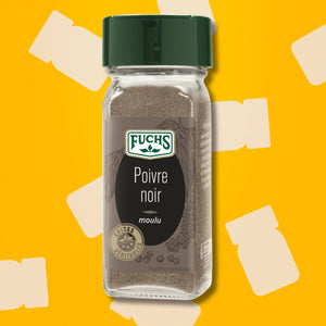 Poivre noir moulu flacon - 45G FUCHS