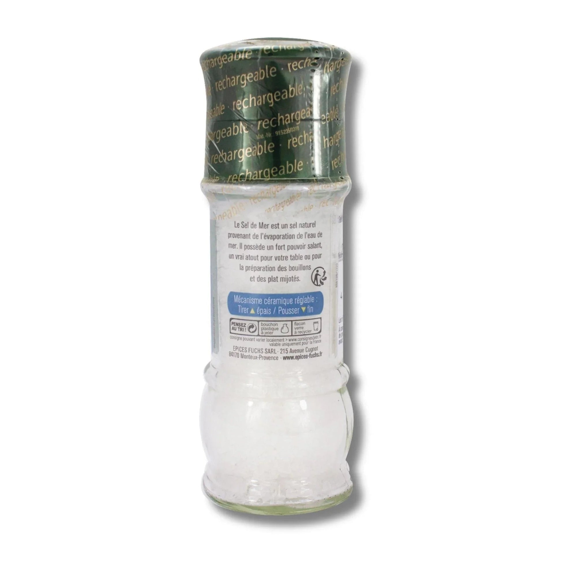 Sel de mer moulin - 120G FUCHS - Épices Fuchs