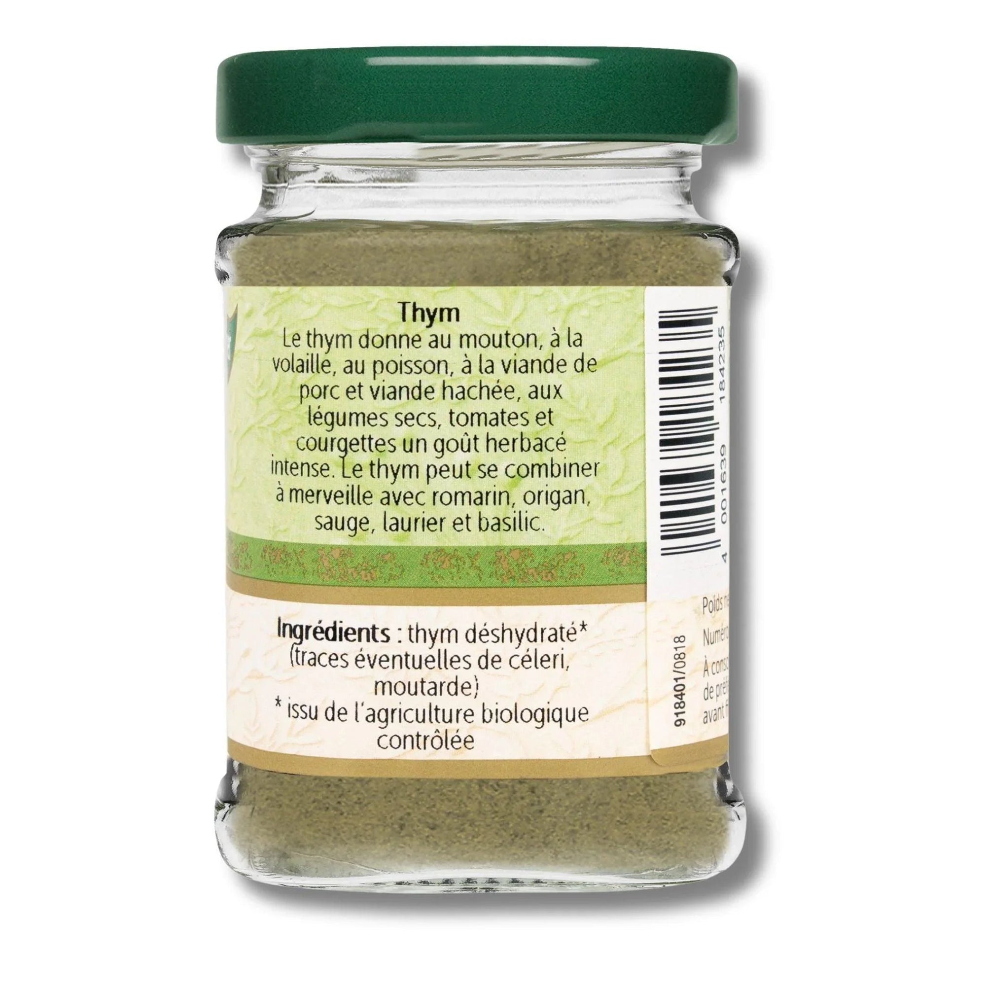 Thym bio flacon - 25G BIOWAGNER - Épices Fuchs