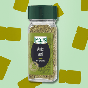 Anis vert en grains Fuchs 38g – pour pain d'épices, poisson mariné et pâtisserie