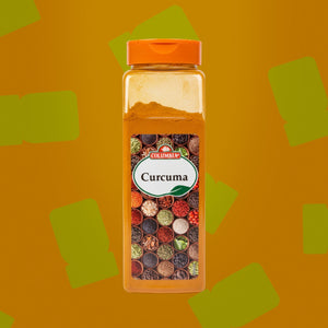 Curcuma moulu Columbia 550 g - Boîte litre format professionnel