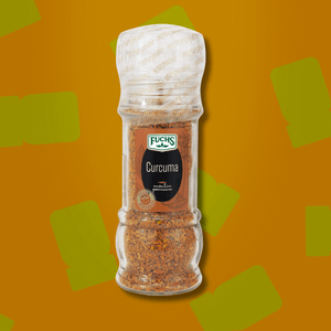 Curcuma moulin Fuchs 70 g- arôme plus intense, curry, dahl, lait d'or, légumes rôtis