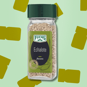 Échalote en flocons Fuchs 32 g – pour vinaigrettes, sauces et viandes mijotées