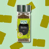 Flacon de 17g de menthe séchée Épices Fuchs, aromate rafraîchissant idéal pour assaisonner le véritable taboulé libanais, préparer une sauce au yaourt tzatziki ou relever des grillades d'agneau