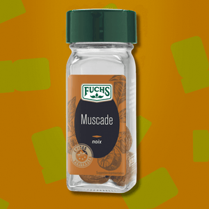 Noix de muscade entière Fuchs 9g – pour béchamel, purée, carottes