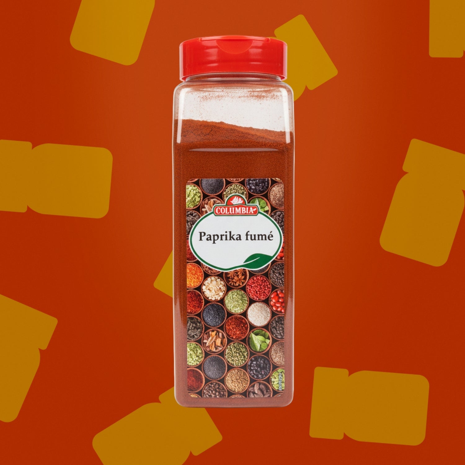 Paprika fumé boite litre - 500G COLUMBIA COLUMBIA - épices pour professionnels