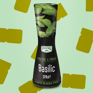 Spray Basilic Fuchs 40 ml - pour Tomates Mozzarella, Pizza, Caprese et Pâtes