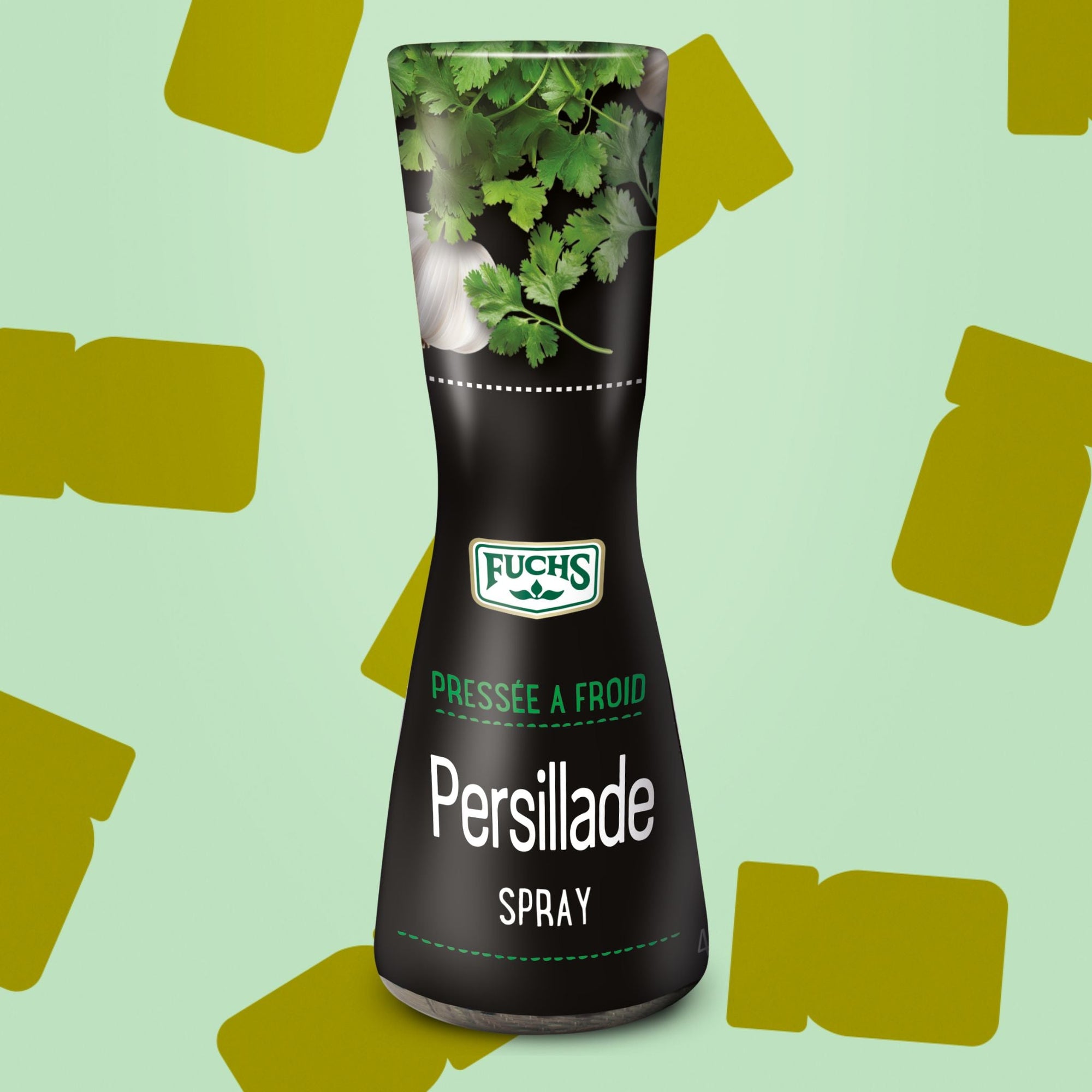 Flacon spray de persillade extrait naturel 40ml Épices Fuchs, Élu Produit de l'Année 2025, pour l'assaisonnement rapide des grillades, poêlées de champignons et légumes